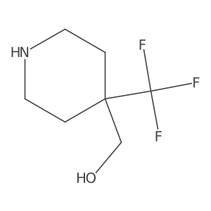 [4-(Trifluoromethyl)-4-piperidyl]methanol Structure
