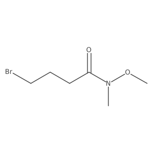 4-bromo-N-methoxy-N-methylbutanamide Structure