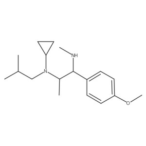 1,2-Propanediamine, N2-cyclopropyl-1-(4-methoxyphenyl)-N1-methyl-N2-(2-methylpropyl)-结构式