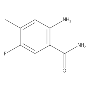 2-Amino-5-fluoro-4-methylbenzamide Structure