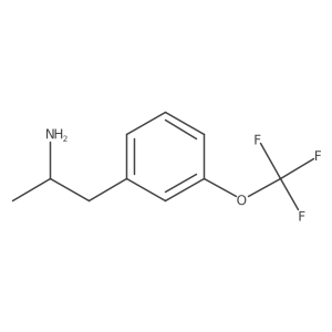 (2R)-1-[3-(trifluoromethoxy)phenyl]propan-2-amine结构式