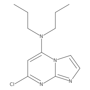 7-chloro-N,N-dipropylimidazo[1,2-a]pyrimidin-5-amine Structure