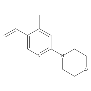 4-(4-Methyl-5-vinylpyridin-2-yl)morpholine Structure
