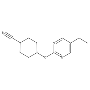 4-[(5-ethyl-2-pyrimidinyl)oxy]-Cyclohexanecarbonitrile结构式