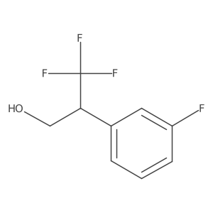 Benzeneethanol, 3-fluoro-I(2)-(trifluoromethyl)- Structure