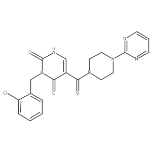 3-(2-chlorobenzyl)-5-(4-(pyrimidin-2-yl)piperazine-1-carbonyl)pyrimidine-2,4(1H,3H)-dione Structure