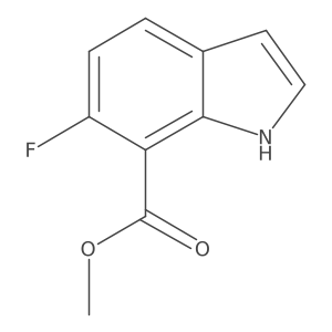 Methyl 6-fluoro-1H-indole-7-carboxylate Structure