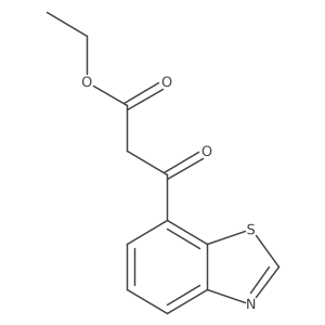 Ethyl 3-(benzo[d]thiazol-7-yl)-3-oxopropanoate Structure