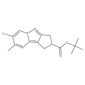 6-chloro-5-methyl-1H,3H-2,4,7a,8-tetraaza-cyclopenta[a]indene-2-carboxylic acid tert-butyl ester结构式