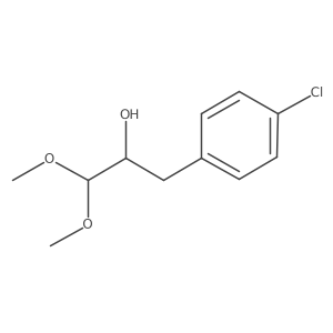 3-(4-Chlorophenyl)-1,1-dimethoxypropan-2-ol Structure