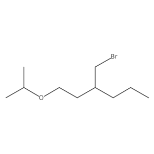 3-(Bromomethyl)-1-isopropoxyhexane Structure