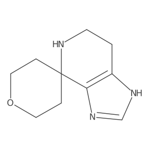 3,5,6,7-Tetrahydrospiro[imidazo[4,5-c]pyridine-4,4'-oxane] Structure