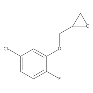 2-[(5-Chloro-2-fluorophenoxy)methyl]oxirane结构式