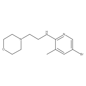 5-Bromo-3-methyl-N-[2-(morpholin-4-yl)ethyl]pyridin-2-amine Structure
