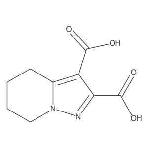 4,5,6,7-Tetrahydropyrazolo[1,5-a]pyridine-2,3-dicarboxylic acid结构式