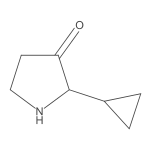 2-Cyclopropylpyrrolidin-3-one Structure