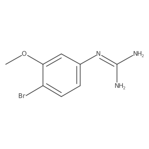 1-(4-Bromo-3-methoxyphenyl)guanidine结构式
