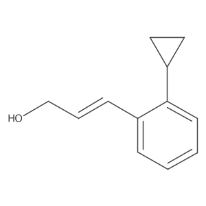 3-(2-Cyclopropylphenyl)prop-2-en-1-ol结构式