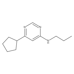 6-cyclopentyl-N-propylpyrimidin-4-amine Structure