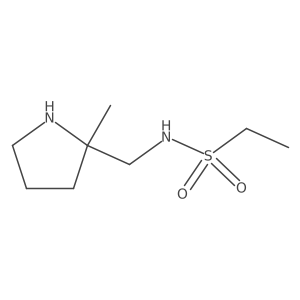 N-[(2-methylpyrrolidin-2-yl)methyl]ethane-1-sulfonamide Structure
