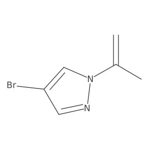 4-Bromo-1-isopropenyl-1H-pyrazole结构式