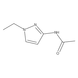 N-(1-ethyl-1H-pyrazol-3-yl)acetamide Structure