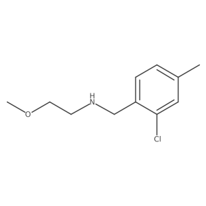 (2-Chloro-4-methylbenzyl)-(2-methoxyethyl)-amine Structure