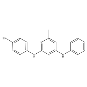 N2-(4-aminophenyl)-6-methyl-N4-phenylpyrimidine-2,4-diamine结构式