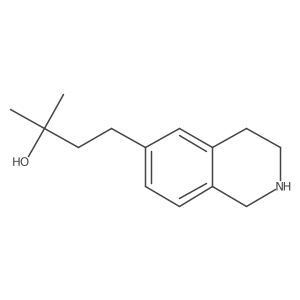 2-Methyl-4-(1,2,3,4-tetrahydroisoquinolin-6-yl)butan-2-ol Structure
