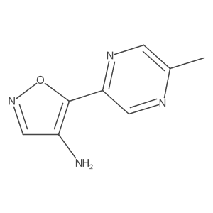 5-(5-Methylpyrazin-2-yl)-1,2-oxazol-4-amine Structure