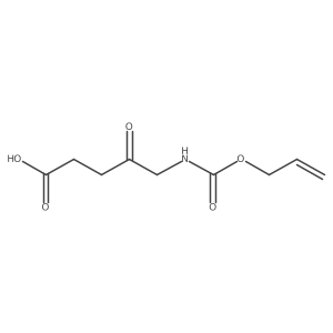 4-Oxo-5-{[(prop-2-en-1-yloxy)carbonyl]amino}pentanoic acid结构式