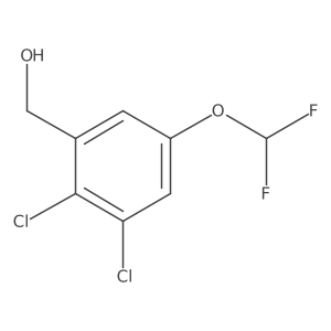 2,3-Dichloro-5-(difluoromethoxy)benzyl alcohol结构式