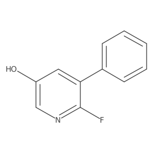 3-Pyridinol, 6-fluoro-5-phenyl- Structure