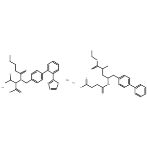 Sacubitril valsartan sodium anhydrous结构式