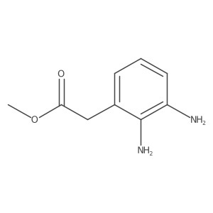 Methyl 2-(2,3-diaminophenyl)acetate Structure