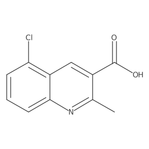 5-Chloro-2-methylquinoline-3-carboxylic acid结构式