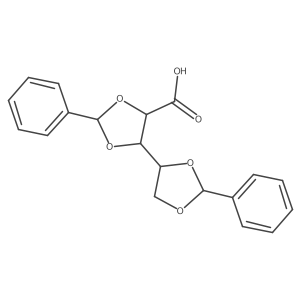 2,3:4,5-Di-O-benzylidene-D-arabinoic acid结构式