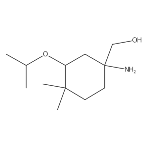 [1-Amino-4,4-dimethyl-3-(propan-2-yloxy)cyclohexyl]methanol Structure