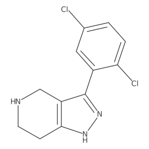 3-(2,5-dichlorophenyl)-2H,4H,5H,6H,7H-pyrazolo[4,3-c]pyridine Structure