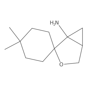 4',4'-Dimethyl-3-oxaspiro[bicyclo[3.1.0]hexane-2,1'-cyclohexane]-1-amine Structure