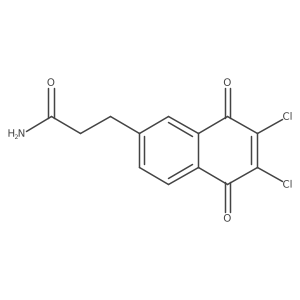 3-(6,7-Dichloro-5,8-dioxo-5,8-dihydronaphthalen-2-yl)propanamide Structure