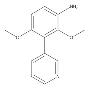 2,4-Dimethoxy-3-(pyridin-3-yl)aniline结构式