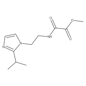 methyl ({2-[2-(propan-2-yl)-1H-imidazol-1-yl]ethyl}carbamoyl)formate结构式