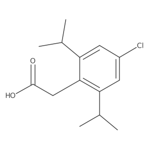 2-(4-Chloro-2,6-diisopropylphenyl)acetic acid结构式