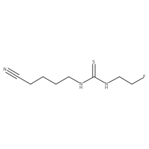 3-(4-Cyanobutyl)-1-(2-fluoroethyl)thiourea Structure