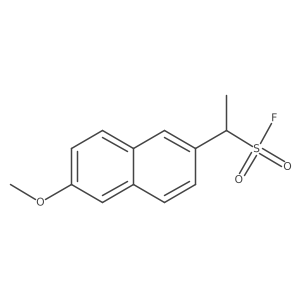 1-(6-Methoxynaphthalen-2-yl)ethane-1-sulfonyl fluoride Structure