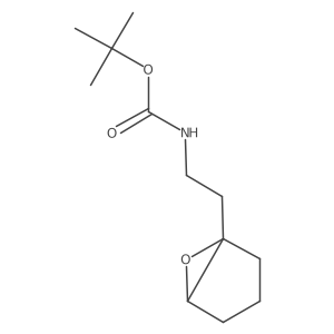 tert-butyl N-(2-{6-oxabicyclo[3.1.0]hexan-1-yl}ethyl)carbamate Structure