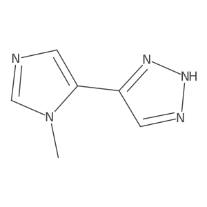 5-(1-Methyl-1h-imidazol-5-yl)-1h-1,2,3-triazole Structure