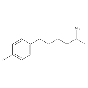 (2S)-6-(4-fluorophenyl)hexan-2-amine结构式