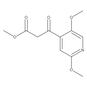 Methyl 3-(2,5-dimethoxypyridin-4-yl)-3-oxopropanoate Structure